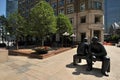 Cabot Square is one of the central squares of the Canary Wharf Development on the Isle of Dogs. The square includes a fountain an