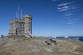 Cabot Tower at Historic Signal Hall, Saint Johns, Newfoundland, Royalty Free Stock Photo