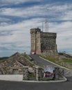 Cabot Tower on Signal Hill in Newfoundland Royalty Free Stock Photo