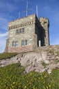 Cabot Tower on Signal Hill in St John`s Royalty Free Stock Photo