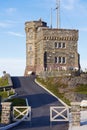 Cabot Tower on Signal Hill in St John`s Royalty Free Stock Photo