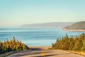 Cabot Trail Highway in fall Royalty Free Stock Photo