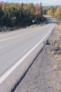 The Cabot Trail is a scenic highway on Cape Breton Island in Nova Scotia, Canada Royalty Free Stock Photo