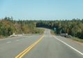 The Cabot Trail is a scenic highway on Cape Breton Island in Nova Scotia, Canada Royalty Free Stock Photo