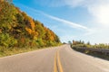 Cabot Trail scenic view Royalty Free Stock Photo