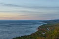 Cabot Trail scenic view at dawn Royalty Free Stock Photo