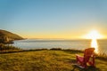 Cabot Trail at sunset Royalty Free Stock Photo
