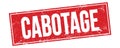 CABOTAGE text on red grungy rectangle stamp Royalty Free Stock Photo
