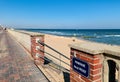 Cabourg Normandy France. Promenade Marcel Proust (Marcel Proust walk