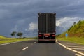 Vehicle traffic on the Engineer Joao Batista Cabral Highway, SP-225