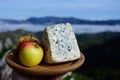 blue cheese made by rural dairy farmers in Asturias, Spain from unpasteurized cowÃ¢â¬â¢s milk or blended with goat