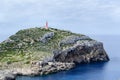Cabrera island lighthouse Royalty Free Stock Photo