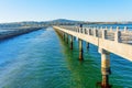 Cabrillo Beach Pier and Breakwater Royalty Free Stock Photo