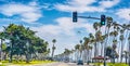 Cabrillo boulevard in Santa Barbara