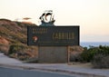 Cabrillo National Monument California Historic Landmark Royalty Free Stock Photo