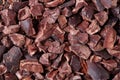 Cacao nibs, close up