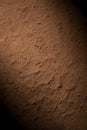 Cacao powder surface, food texture background