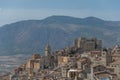 Caccamo, Sicily. Medieval italian city with the Norman Castle in