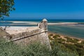 Cacela velha old fishermen village in algarve portugal. Summer time Royalty Free Stock Photo