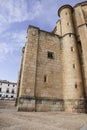 Architectural details of the beautiful church of Santiago el Mayor in Caceres