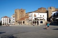 Main square in Caceres