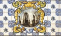 Moorish cistern on glazed tiles. Caceres, Spain