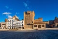 Caceres, Spain - November 08, 2019: Bujaco Tower, Torre de Bujaco in Caceres