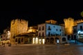 Caceres, Spain - November 08, 2022: Bujaco Tower, Torre de Bujaco in Caceres