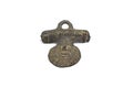 Roman amulet with apotropaic magic depicting medusa head Royalty Free Stock Photo