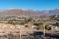 Cachi and surrounding mountains, Salta Province, Argentina Royalty Free Stock Photo