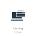 Caching icon vector. Trendy flat caching icon from technology collection isolated on white background. Vector illustration can be