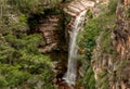 Cachoeira do Mosquito in the Interior of Brazil Located in Chapada dos Diamantina in the State of Bahia.