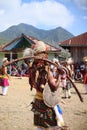 CACI DANCE IN MANGGARAI Royalty Free Stock Photo