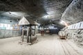 Cacica Salt mine interior in Bucovina, Romania Royalty Free Stock Photo