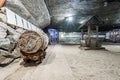 Cacica Salt mine interior in Bucovina, Romania Royalty Free Stock Photo