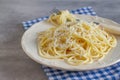 Cacio e Pepe - pasta with parmesan cheese and pepper