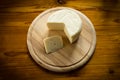 Caciotta, italian cheese Royalty Free Stock Photo