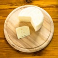 Caciotta, italian cheese Royalty Free Stock Photo