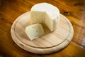 Caciotta, italian cheese Royalty Free Stock Photo