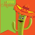 Retro style Cinco de Mayo card