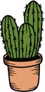 Cactus clipart succulent vector