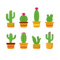 Plant cactus collection illustration vektor