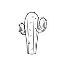 cactus desert plant icon