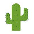 Cactus dry plant nature icon Royalty Free Stock Photo