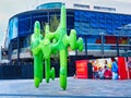 The Cactus, Modern Green Sculpture, Perth CBD, Western Australia