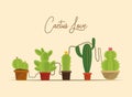 Cactus love cartoons