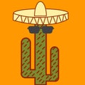 Cactus mexican icon