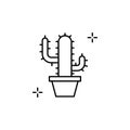 Cactus Peru icon. Element of Peru icon Royalty Free Stock Photo