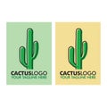 Cactus Simple Logo for Your Business or Brand