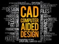 CAD - Computer Aided Design Royalty Free Stock Photo